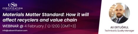 You Are Invited to Our Webinar! Materials Matter Standard How Will It Affect Recyclers and the Value Chain